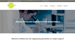 Desktop Screenshot of medira.co.uk